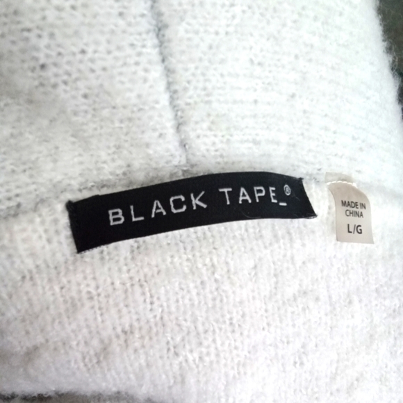 Black Tape Grey Waterfall Open Cardigan L - Picture 6 of 7